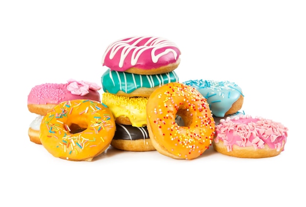 Różne kolorowe pączki
