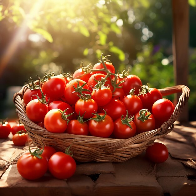 Różne pomidory w koszach w pobliżu szklarni Zbieranie pomidorów