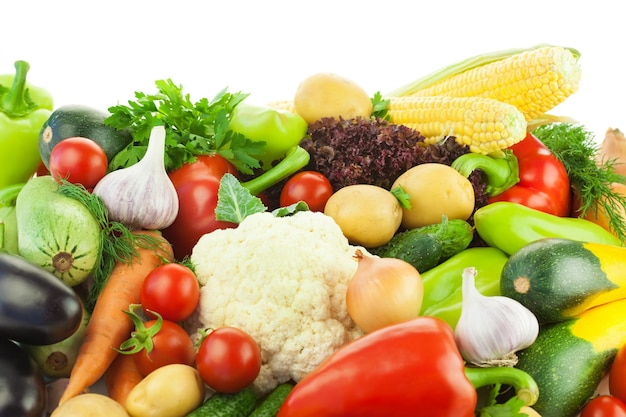 Różne warzywa Duży asortyment żywności
