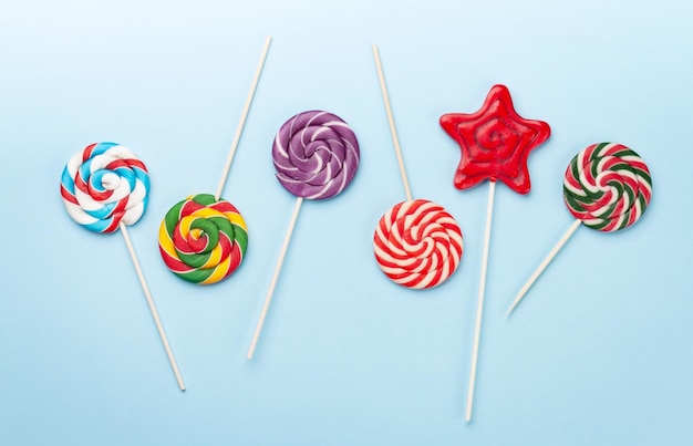 Różnego asortymentu słodyczy Candy Lollipops