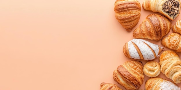 Różnorodne croissanty