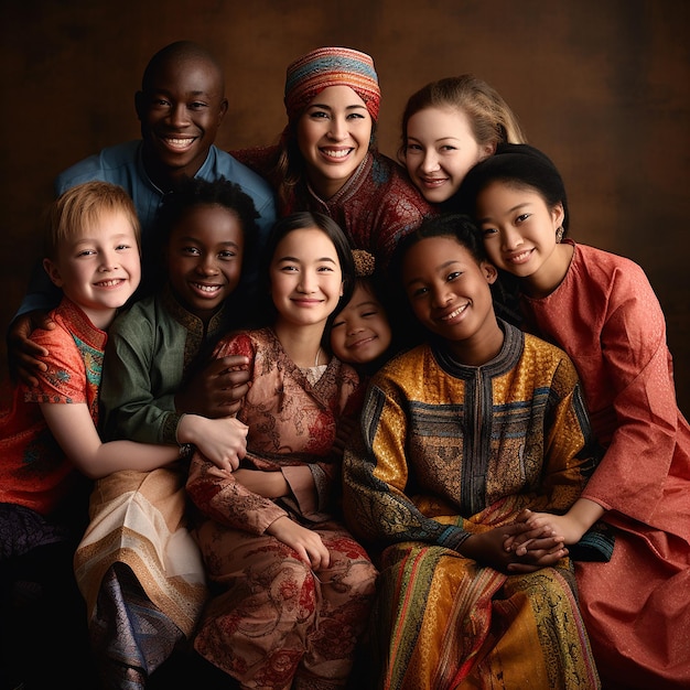 Zdjęcie różnorodność etniczna - światowe święto jedności