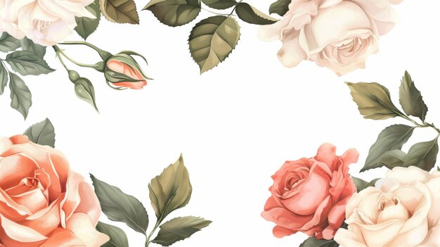 Różowa kartka z akwarelowym tłem odpowiednia na wesela, urodziny i inne święta oraz letnie wydarzenia Nowoczesna ilustracja