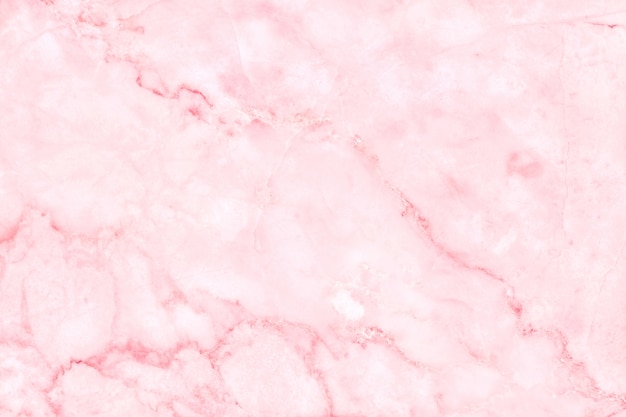 Różowa marmurowa tekstura z wysoką rozdzielczością, widok z góry naturalnego kamienia płytki