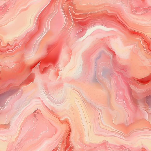 Różowa onyksowa główna kamienna marmurowa powierzchnia z lodowymi kolorami oczyszczona podstawa z kamienia kwarcowego Jednolity wzór AI Generowany