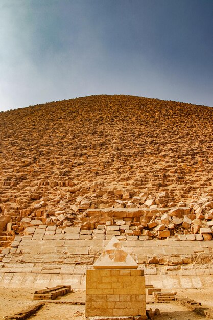 Różowa Piramida Faraona Snofru w Dakhshur