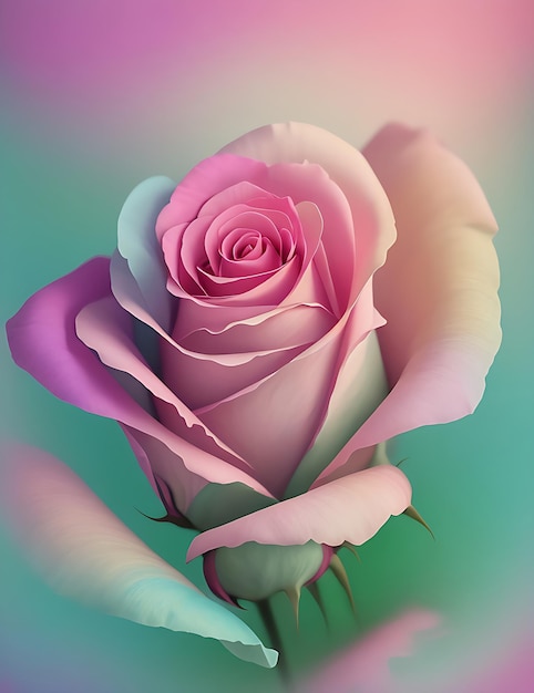 Różowa różowa sztuka