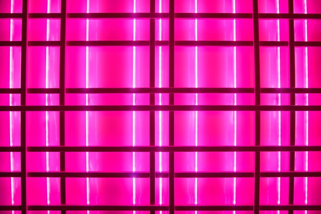 Zdjęcie różowa siatka z neonowym wzorem opowieści społecznej