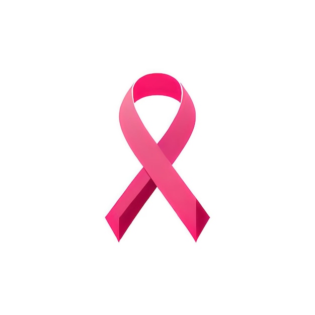 Zdjęcie różowa wstążka mocy z okazji miesiąca świadomości raka piersi