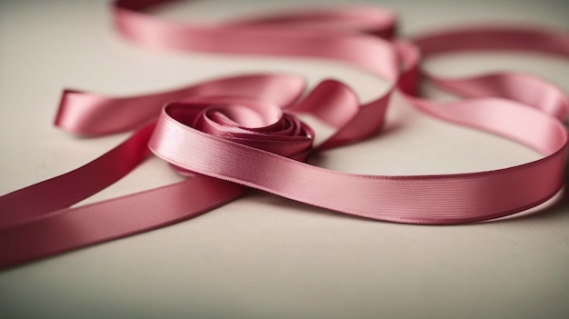 Zdjęcie różowa wstążka raka piersi