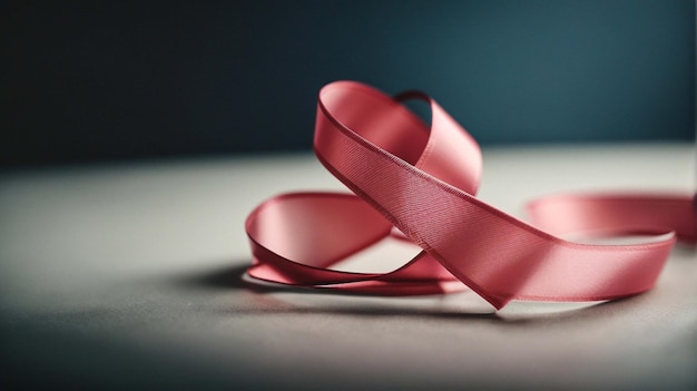 Zdjęcie różowa wstążka raka piersi