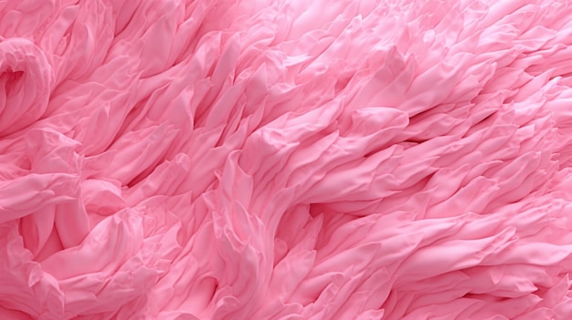 Różowa zmarszczona tkanina jako zbliżenie tła