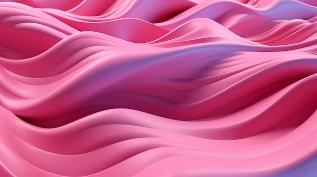 Różowe faliste linie kształtują kolorowy hipotetyczny zakład generowany przez sztuczną inteligencję