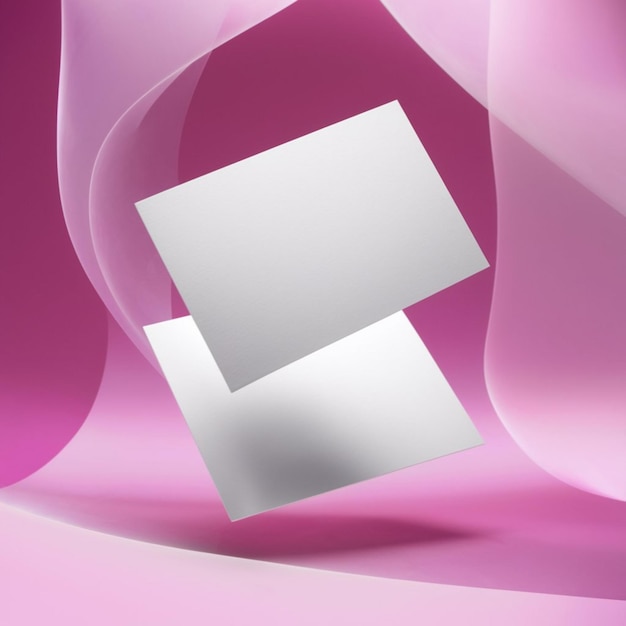 różowe i fioletowe abstrakcyjne tło z kwadratem w środku