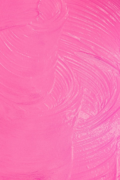 Różowe Pociągnięcia Pędzlem Malują Waniliowe Tło Minimalna Abstrakcyjna Kremowa Kreatywna Tapeta