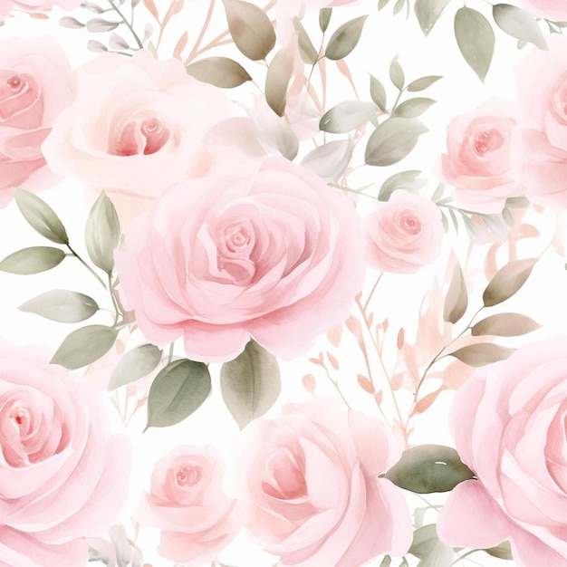Różowe róże na białym tle.