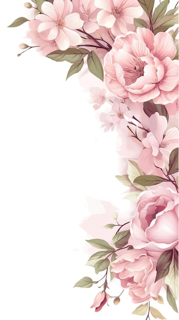 Zdjęcie różowe róże na białym tle