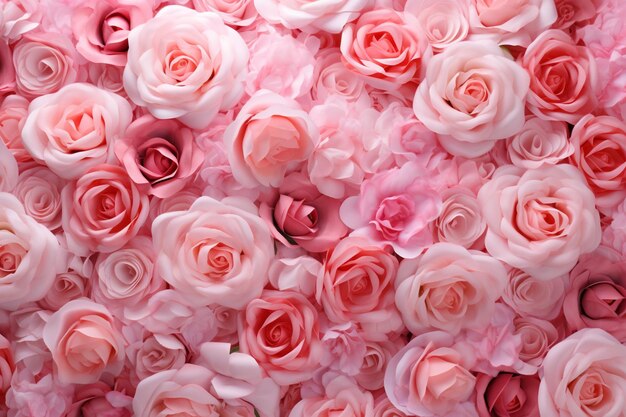 Różowe róże zaproszenie ślubne