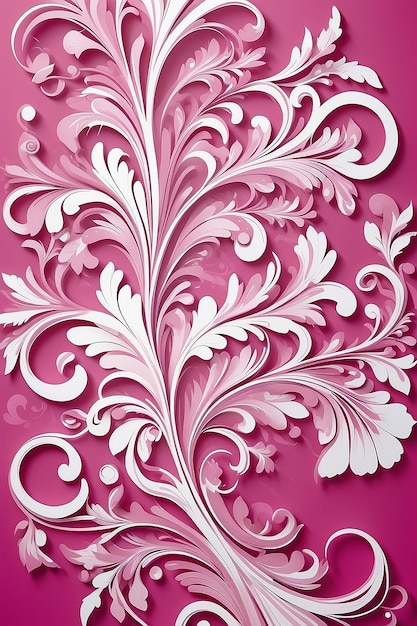 Różowo-białe tło z wirującym wzorem