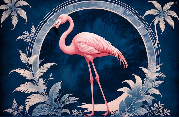 różowy flamingo abstrakcyjne tło flamingo piękne różowe flamingo