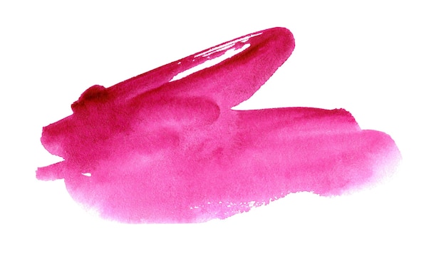 Różowy streszczenie tło akwarela. Ręcznie rysowane miejsce akwarela. Fioletowy element artystyczny na baner, szablon, nadruk i logo