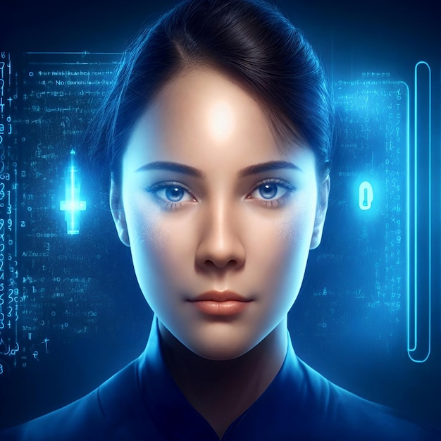 Rozpoznanie twarzy dostęp online dane biznesowe identyfikacja biometryczna