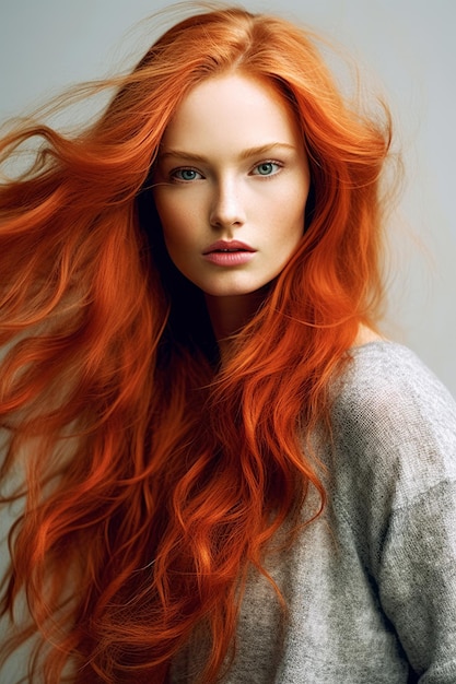 Rude włosy to nowy kolor włosów dla rudych włosów