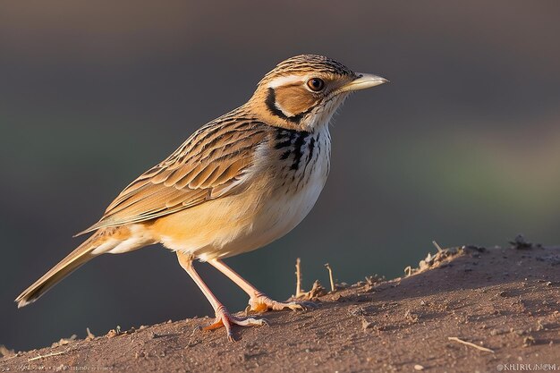 Zdjęcie rufousnaped lark