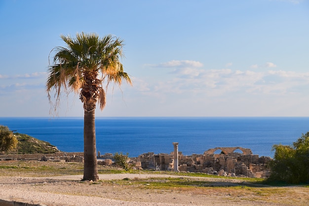 Ruiny archeologiczne Kurion na Cyprze