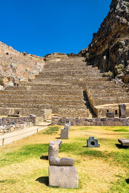 Ruiny Inków W Ollantaytambo W Peru