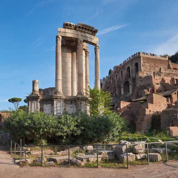 Ruiny krajobrazu Forum Romanum