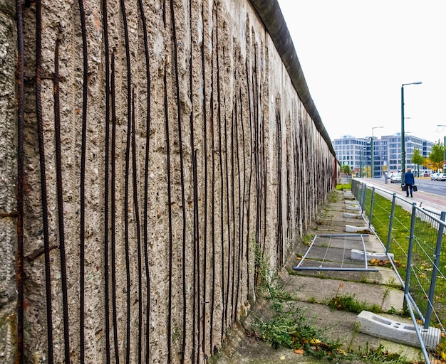 Ruiny muru berlińskiego HDR