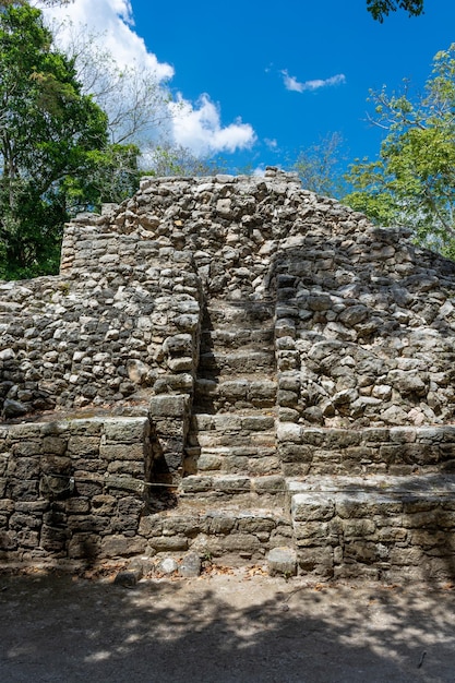Ruiny starożytnego miasta Majów Coba na Półwyspie Jukatan w Meksyku