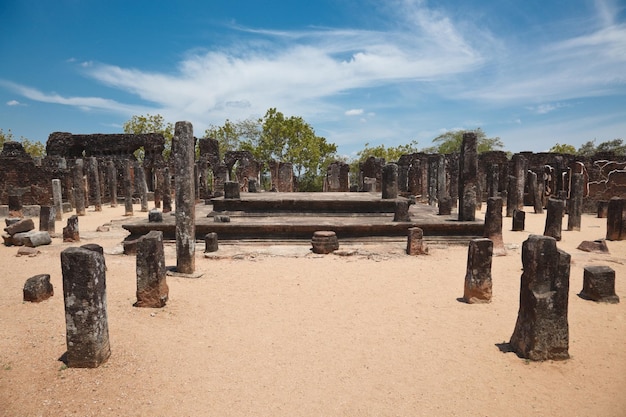 Ruiny starożytnego miasta Polonnaruwa Sri Lanka