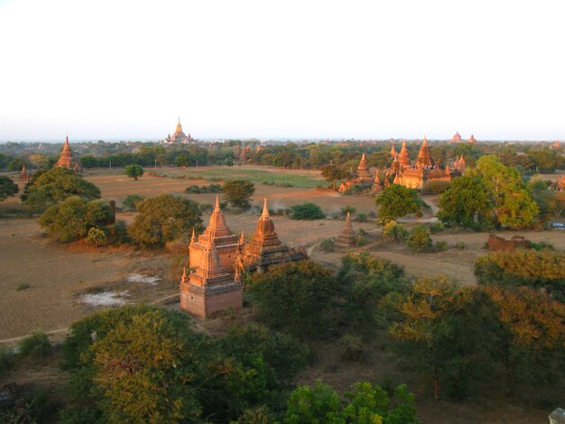 Ruiny starożytnej pagody Bagan Myanmar