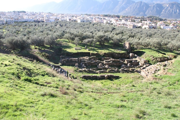 Ruiny starożytnej Sparty