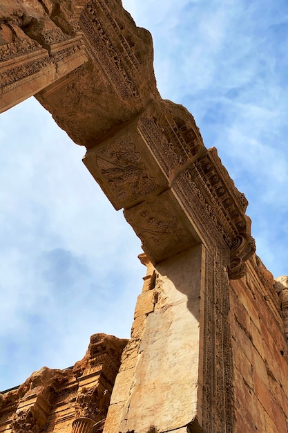 Ruiny świątyni Jowisza, Baalbeck, Liban.