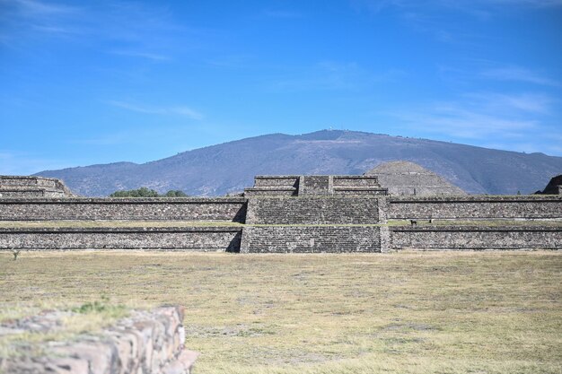 Zdjęcie ruiny teotihuacan w meksyku