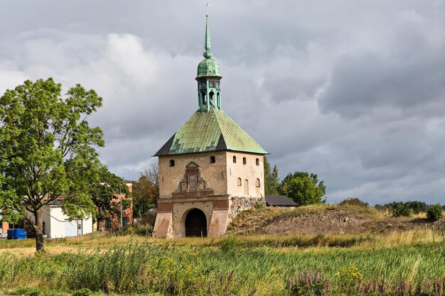 Ruiny Zamku Johannisborg W Norrkoping W Szwecji