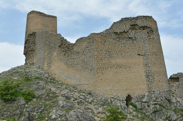 Ruiny zamku miasta agrigento