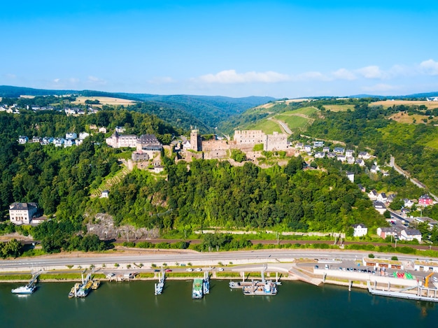 Ruiny zamku Rheinfels w Sankt Goar