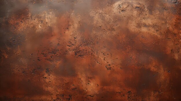 Zdjęcie rust rust atmospheric landscape paintings with dark brown and red rust