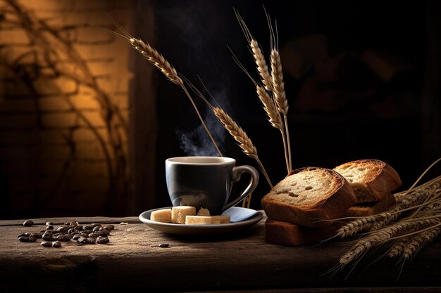 Rustic Coffee Break Serenity