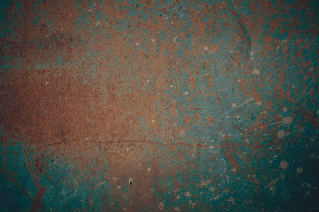 Rusty powierzchni metalowych pokryte farbą pęknięty