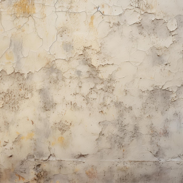 Rustykalna elegancja Szczegółowy widok szorstkiej dekoracyjnej kremowej ściany betonowej