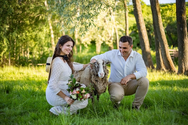 Rustykalny ślub w stylu boho na ranczu