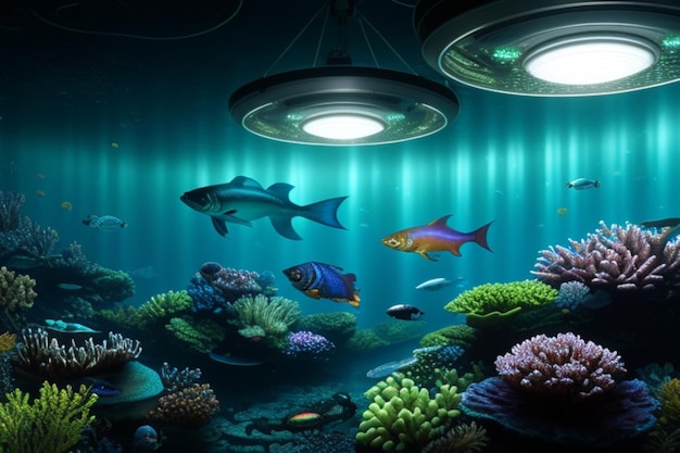 Ryby: Bioinżynieria i oświetlenie, bardzo szczegółowe