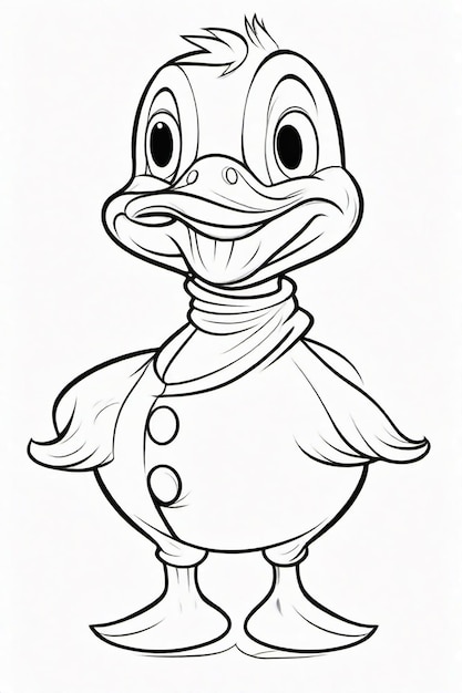 Zdjęcie rysowanie kaczki dla dzieci