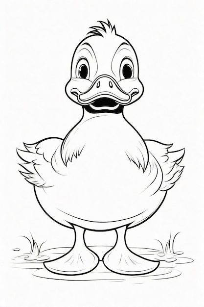 Rysowanie kaczki dla dzieci