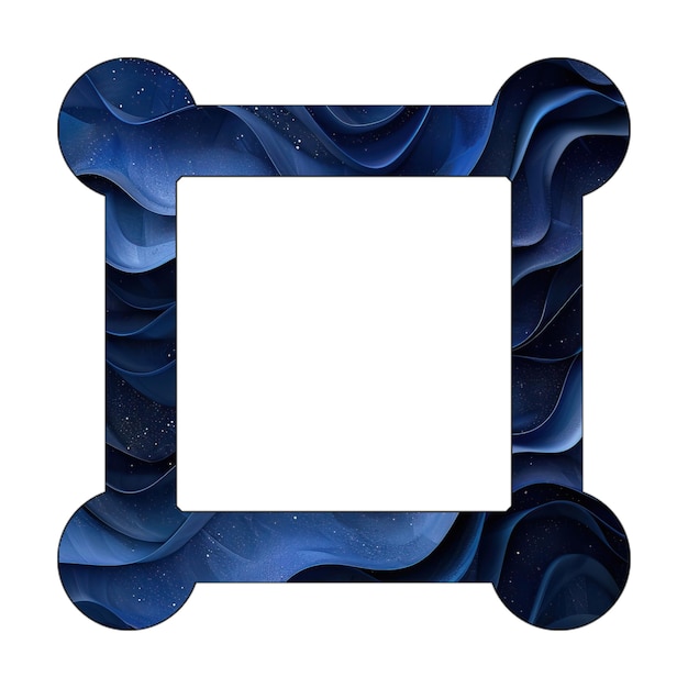 rysunek ikony kwadratowy niebieski gradient wzór tła